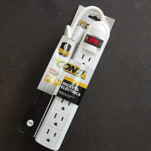 Regleta Eléctrica 6 salidas