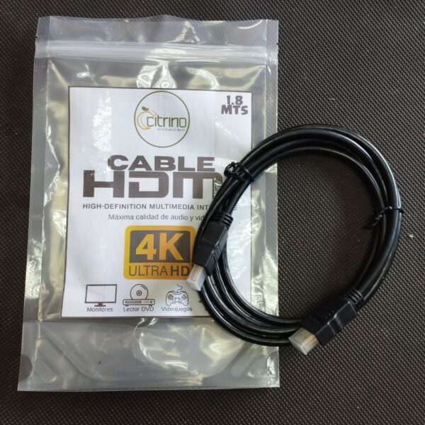 Cable HDMI a HDMI 1.8mts