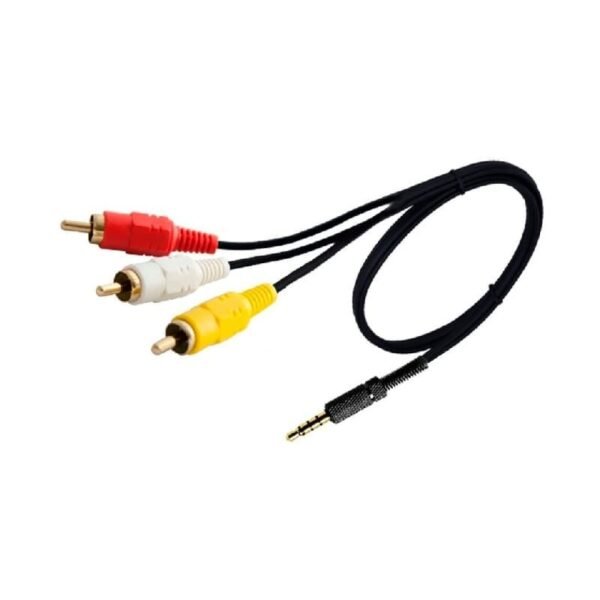 54252F8777-5425252F3423-CABLEAUDIOVIDEOPF-3RCA2MB-01 Cable RCA a Plug Jack 3.5mm